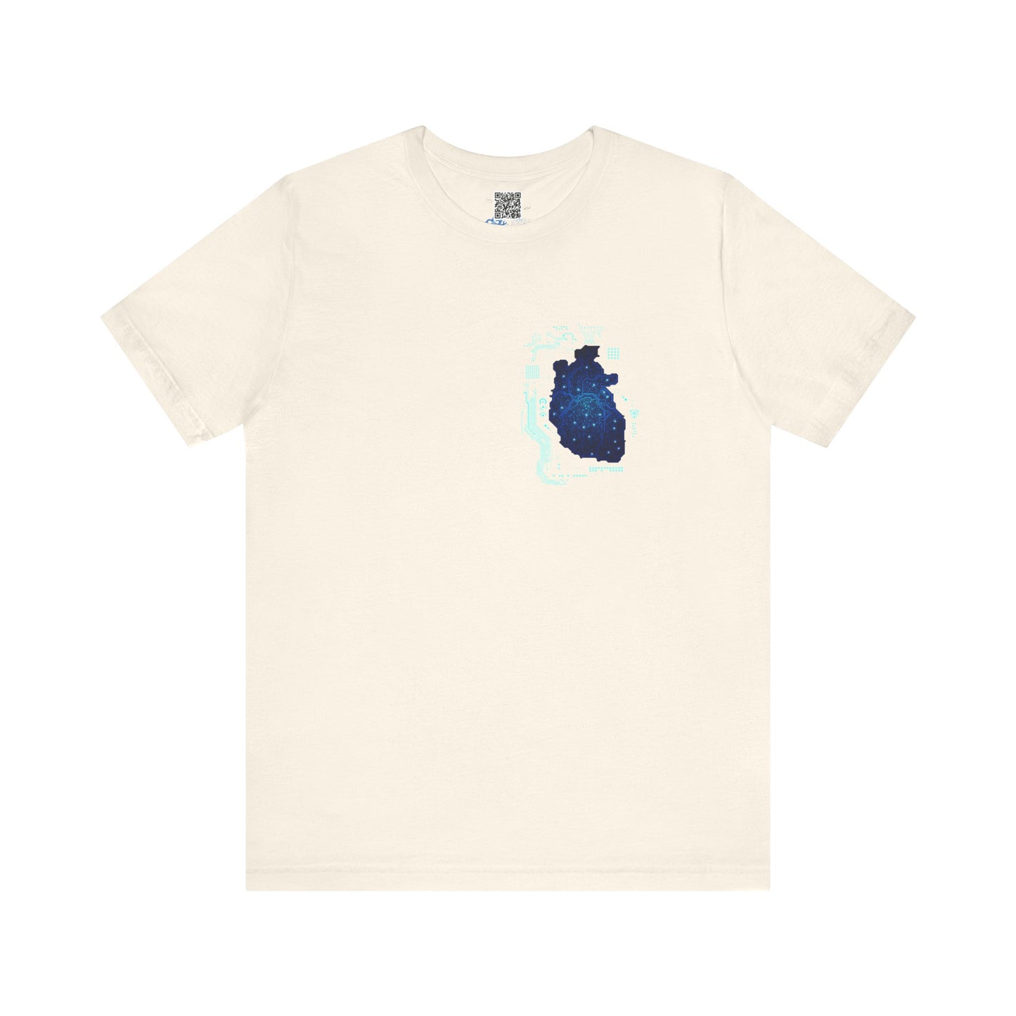 Anatomical Circuit Heart Unisex Tee